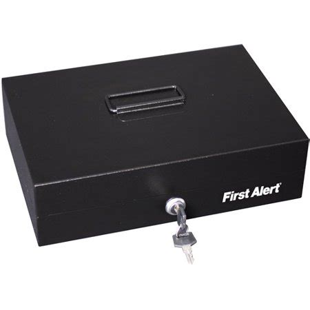 First Alert Deluxe Steel Cash Box with Money Tray (3026F)